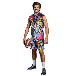 Uniformes de Fútbol Americano de Alta Calidad, Cómodos, Personalizables, Transpirables, de Talla Grande, Unisex, para 7 contra 7 - Product Image 4