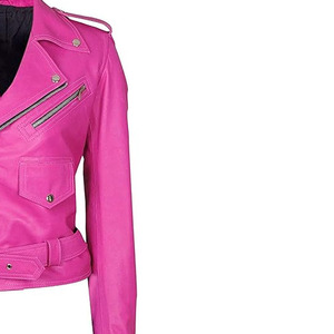 Chaqueta de cuero genuino de primera calidad con diseño elegante Costura duradera Ajuste cómodo. Para ropa informal o formal Talla XS - Product Image 2