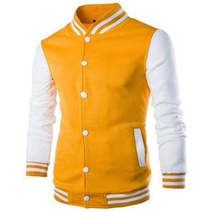 Meilleures nouvelles vestes d'université de différentes couleurs et tailles avec col montant quantité minimale de commande position du logo avant - Product Image 2