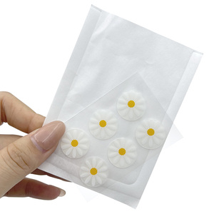 Parche de acné hidrocoloide <span class=keywords><strong>con</strong></span> forma de flor colorida personalizada, apósitos autoadhesivos para heridas <span class=keywords><strong>con</strong></span> etiqueta privada para la cara - Product Image 5