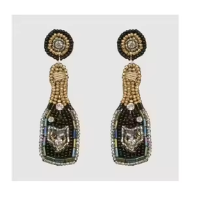 Pendientes Colgantes Hechos a Mano con Cuentas, Pendientes Únicos de Cuentas de Semillas, Joyería Bohemia, Pendientes para Fiestas para Mujer - Product Image 6