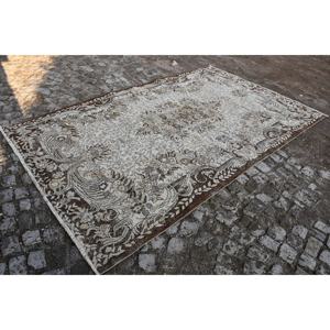 พรมตุรกีโบราณสีเบจและสีน้ำตาล6FT สานแบน9in 11in x 9ft (ขนาดคลาสสิก) สำหรับตกแต่งห้องนั่งเล่นกว้าง4เมตร - Product Image 3