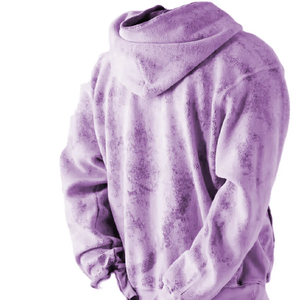 เสื้อสวมหัวแนวสตรีทเสื้อมีฮู้ดของผู้ชายเสื้อผ้าแนวสตรีทแบบสวมหัวเสื้อมีฮู้ดเปิดไหล่ไหล่แฟชั่นสตรีทแวร์ออกแบบโลโก้ได้ตามต้องการ - Product Image 4