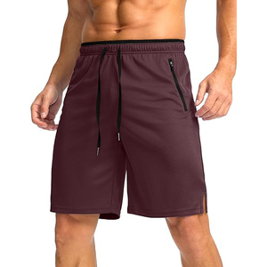 Pantalones Cortos Deportivos para Hombre, con Bolsillo con Cremallera, Transpirables, de Malla, Estampados, para Baloncesto, Ropa Deportiva al por Mayor Bsci, de Secado Rápido - Product Image 1