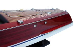 El fabricante de Gia Nhien aprueba el diseño personalizado MOQ bajo RIVA CORSARO DE MADERA-PERLA BLANCA PINTADA-BARCO DE MADERA - Product Image 3