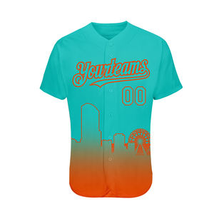 Uniforme de béisbol deportivo de alta calidad para hombres, uniforme de Béisbol Juvenil hecho de poliéster, Jersey con nombre y número de equipo personalizado - Product Image 3
