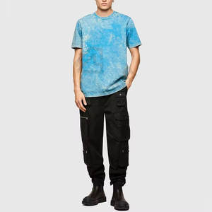 Último diseño sólido largo transpirable de alta calidad cómodo suave personalizado de gran tamaño camisetas de los hombres con 100% algodón orgánico - Product Image 4