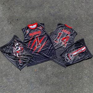 Uniforme de flag football personnalisé pour jeunes, sans capuche, coupe compressée, uniforme 7v7 sublimé, style flag américain, uniforme d'équipe 7v7. - Product Image 5