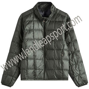 Veste matelassée imprimée OEM personnalisée de haute qualité pour hommes Logo personnalisé Veste d'hiver décontractée pour hommes avec poches avec service OEM - Product Image 5