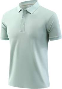 Polo personnalisé en pur coton de la meilleure qualité pour hommes T-shirts à manches courtes anti-rétrécissement dans les tailles XL et 6XL pour le travail de golf - Product Image 3