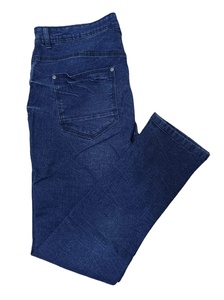 Jean en denim tendance pour homme, écologique, anti-boulochage, respirant, lavé, en coton et élasthanne, OEM - Product Image 6