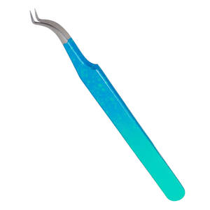 Salon <b>Eyelash</b> <b>Tweezers</b> Premium Quality Stainless Steel Eyebrow <b>Eyelash</b> Extension <b>Tweezers</b> - Product Image 5