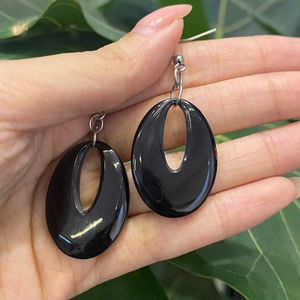 Pendientes de Cuerno de Búfalo para Niñas, Pendientes de Mujer, Joyería de Cuerno, Cuerno Natural para Mujer, Alta Calidad - Product Image 1