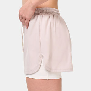 Shorts de sport pour femmes avec poches en coton French Terry avec cordon de serrage Shorts décontractés d'été pour l'entraînement avec ODM OEM - Product Image 4