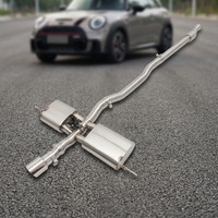 Système d'échappement Catback SDO Performance T304 avec soupape électronique et silencieux poli miroir pour MINI JCW F66 2.0T 2024-2026