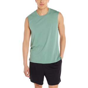 Camiseta Deportiva Personalizada para Hombre, Estilo Atlético, 50% Poliéster, Cuello Redondo, Lisa, para Correr, Gimnasio, Transpirable - Product Image 3