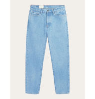 Pantalones Vaqueros de Mezclilla Duraderos de Secado Rápido, Cintura Media, Corte Recto, Casuales, de Algodón para Hombre, para Trabajo y Uso Casual en Invierno
