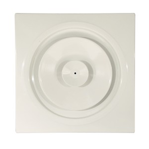 3JW 1617049003 VIM DCRS a 160 Difusor circular ajustable con tornillos de aluminio mate RAL 9003 Piezas de ventilador de ventilación - Product Image 1
