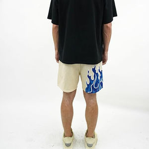 Shorts de basket-ball pour hommes, style streetwear, solides, décontractés, pour l'entraînement, en velours côtelé, écologiques, respirants, taille haute, pour la course à pied - Product Image 2