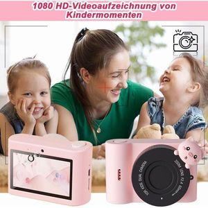 Cámara Digital de Juguete Hocan con Pantalla HD de 3 Pulgadas para Niñas, 48 Megapíxeles, Video 1080P, Tarjeta de Memoria de 32 GB, Sensor de Imagen MOS, Alta Resolución 4K TF - Product Image 5