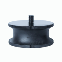 Rouleau compacteur vibrant à double tambour en acier doux MOVIL MVL953003 50 mm, compresseur d'asphalte vibrant noir 65-70, garantie 1 an, pour sols