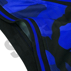 ชุดยูนิฟอร์มบาสเก็ตบอลแบบสั่งพิมพ์ลายพิเศษสำหรับผู้ใหญ่  สำหรับสโมสรกีฬา  ไซส์ใหญ่  ระบายอากาศได้ดี  แห้งเร็ว  ผลิตจากโพลีเอสเตอร์ - Product Image 5