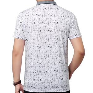 Polo sublimado de alta calidad y camiseta de golf de manga corta para hombre, tela de punto, camisetas polo tejidas con estampado Digital informal - Product Image 5