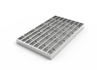 Grille en acier galvanisé à chaud, panneau de treillis soudé par pressage pour la construction industrielle