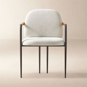 Modern Upholstered <b>Chair</b> with soft velvet upholstery <b>and</b> Sleek Design for Dining, Office, or Lounge Settings - Product Image 1