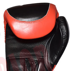 Venta al por mayor de guantes de entrenamiento profesional de cuero de primera calidad diseño impreso personalizado para adultos 8oz-16oz guantes de boxeo MMA impermeables - Product Image 4