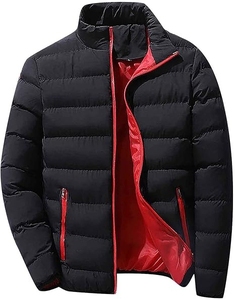 MOOVA TEXTILOES 2025 Veste matelassée légère pour homme de qualité supérieure avec col montant et fermeture éclair Veste d'hiver en duvet matelassée coupe-vent - Product Image 1