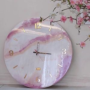 DIFFERENT Epoxy Resin <b>Wall</b> <b>Clock</b> Epoxy Resin Living Room best qulatiye Furniture Home <b>Decor</b> <b>Wall</b> <b>Clock</b> Customized best - Product Image 6