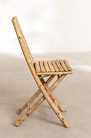 Chaise pliante en bambou de haute qualité pliable et élégante pour salle à manger meubles de maison hôtel ou restaurant fabriqué au Vietnam