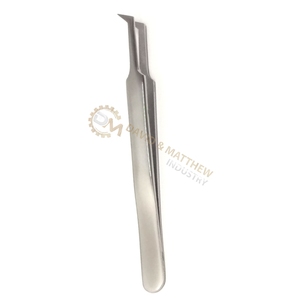Professionnel nouveau Volume applicateur d'extension de cils en acier inoxydable pointe arrondie sourcil pince à cils outil de beauté DAVID - Product Image 3