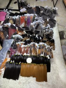 Vente en gros de perruques cheveux humains 100 cheveux vierges vietnamiens naturels fermeture en dentelle douce perruques avec devant en dentelle cheveux alignés sur les cuticules - Product Image 6