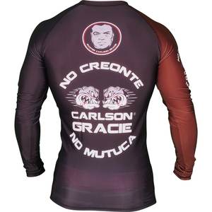 Custom 2026 Logo de alta calidad Jiu Jitsu Fitness Swim Rashguard Impreso de manga larga MMA Hombres BJJ Rash Guard - Product Image 2