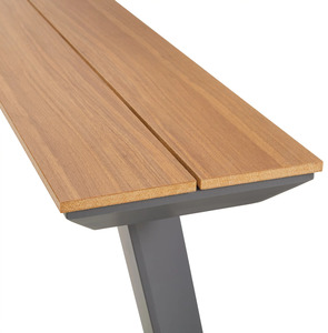 Meubles de patio en métal Ensemble de table à manger et de chaises d'extérieur modernes et durables pour la décoration de jardin d'hôtel à la maison - Product Image 3