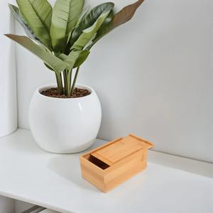 Caja de bambú con tapa deslizante multifuncional, caja de bambú hecha a mano, decoración de mesa natural ecológica para el hogar, venta al por mayor de Vietnam - Product Image 6