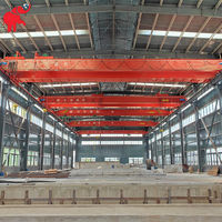 Kran Jembatan Ganda Tipe LH 5Ton 10Ton 20Ton dengan Troli Hoist Elektrik