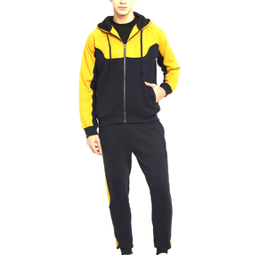 Traje de chándal de bloque de color personalizado de dos piezas Traje de hombre Chándal de mujer de dos piezas Traje de jogging para mujer - Product Image 3