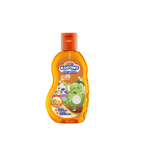 Gel de Ducha Líquido Kodomo Naranja 200ml, Venta al Por Mayor OEM ODM |   Gel de Baño para Niños |   Cuidado Humectante para Bebés con Certificación BPOM y Halal - Product Image 1