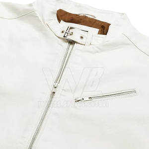 Vestes en cuir de mode de la rue commerçante, veste en cuir pour homme de haute qualité au meilleur prix, veste en cuir à manches longues - Product Image 5