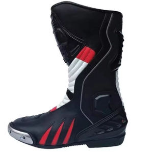 รองเท้าหนัง PU สำหรับขี่มอเตอร์ไซค์ใช้ได้ทั้งชายและหญิง, รองเท้าสำหรับแข่งรถมอเตอร์ครอสกันน้ำระบายอากาศได้ดี - Product Image 2