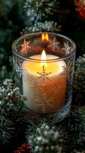 Ensemble de bougies votives en verre faites à la main, Ramadan Eid Mubarak, décoration de la maison, centre de table de mosquée, sans fumée, parfumées, cadeau de mariage - Product Image 4