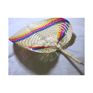 Produits respectueux de l'environnement naturel artisanat bambou Handfan feuille de palmier beaucoup de couleurs artisanat Handfan prix de gros pour l'exportation - Product Image 6