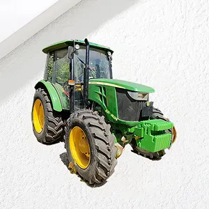 Boa flexibilidade JOHN 6E-1404 Segunda mão Deere Tractor 140hp DEER 6408 motor 4WD preço mais barato tratores agrícolas