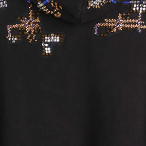 2025 français Terry étoile strass sweats à capuche nouveau sweat à capuche personnalisé hommes vêtements de rue/séchage rapide respirant sweat à capuche lourd - Product Image 4