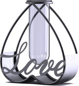 Jarrón de Hierro para Arreglos Florales de Diseño, Decoración Moderna y Ecológica para el Hogar, Estilo Costero, Zahid Exports - Product Image 3