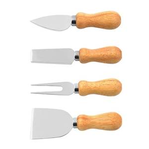 ชุดชีสทองคำรุ่นใหม่ล่าสุด พร้อมด้ามจับไม้แอคาเซียฝังลาย สำหรับโรงแรมหรู ร้านอาหาร และงานจัดเลี้ยงงานแต่งงาน - Product Image 3