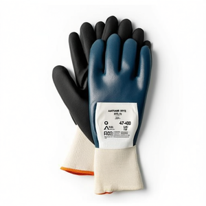 ถุงมือ ActivArmr Hylite 47-400 ไซส์ 10 สีขาว/น้ำเงิน 3/4 ไนไตรล์ EN 388 PPE หมวดหมู่ II ANSELL แพ็ค 12 ชิ้น - Product Image 3
